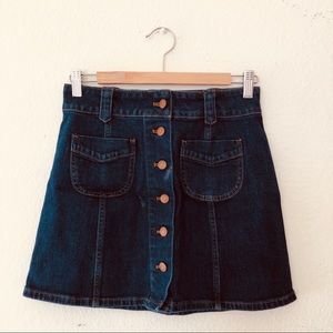 Madewell Denim Mini Skirt